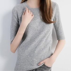 F21 Ribbed Knit Top